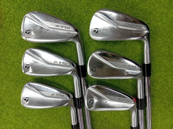 テーラーメイド TaylorMade P.770 TUNGSTEN FORGED 2025年アイアンセット 56789P 6本セット Dynamic G EX S200 TOUR ISSUE
