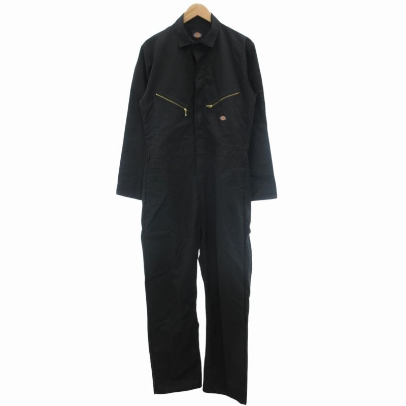 ディッキーズ Dickies ジャンプスーツ つなぎ オールインワン ワーク ロゴ M 黒 ブラック DK012463BLK1 /SS 1011