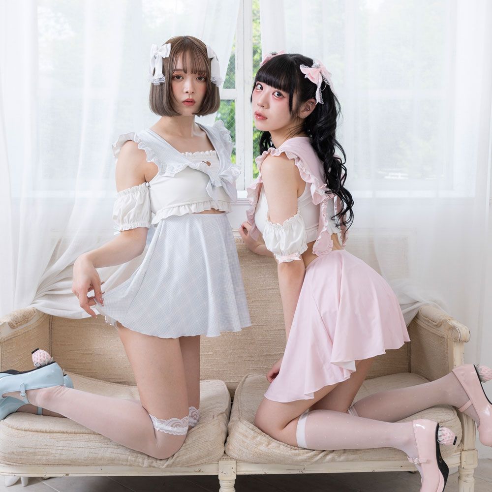DearMyLove うさ耳セーラー着せ替え水着 LL うさ耳セーラー着せ替え水着 – レディースファッション通販の夢