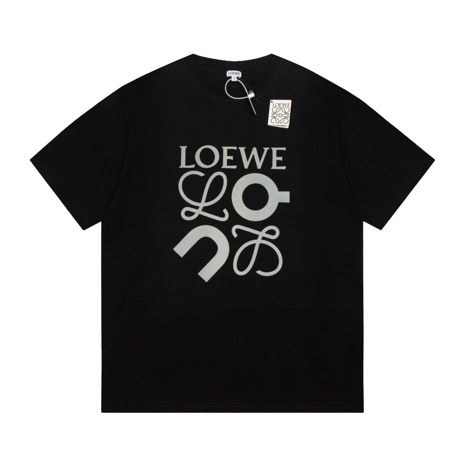 ロエベ Loewe× オン（On）2024SS リフレクター文字入り半袖 T シャツ 