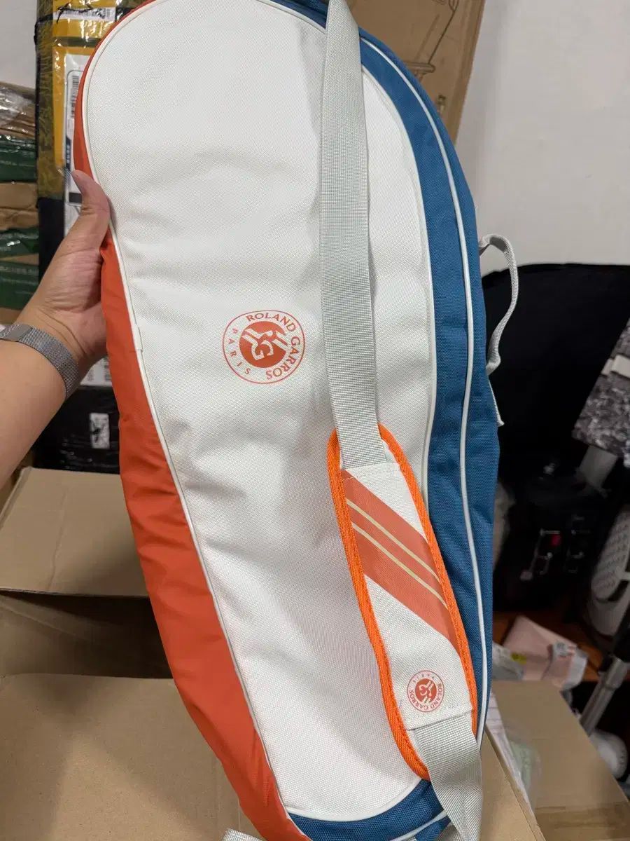 ウィルソン Wilson ローランドギャロス 2025 テニス バッグ クリームカラー