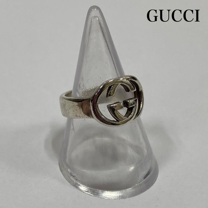 GUCCI グッチ インターロッキング シルバー リング 指輪 11号