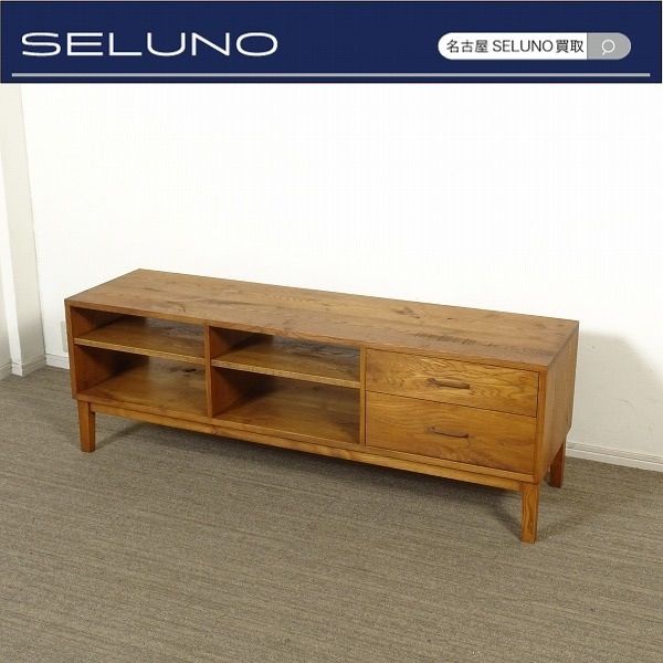◾︎SELUNO◾︎ モデルルーム展示 TRUCK FURNITURE トラックファニチャー FM ローボード ウッド脚 24万
