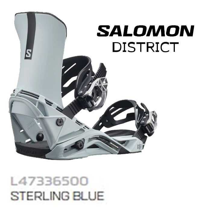 サロモン スノーボード ビンディング 金具 メンズ L41776000 23-24 SALOMON DISTRICT ディストリクト 男性用 フリー 2024 日本正規品