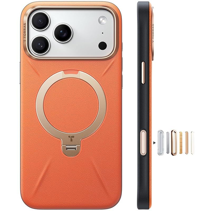 TORRAS iPhone 17 Pro Max 用 ケース【新感覚レザー・スキン