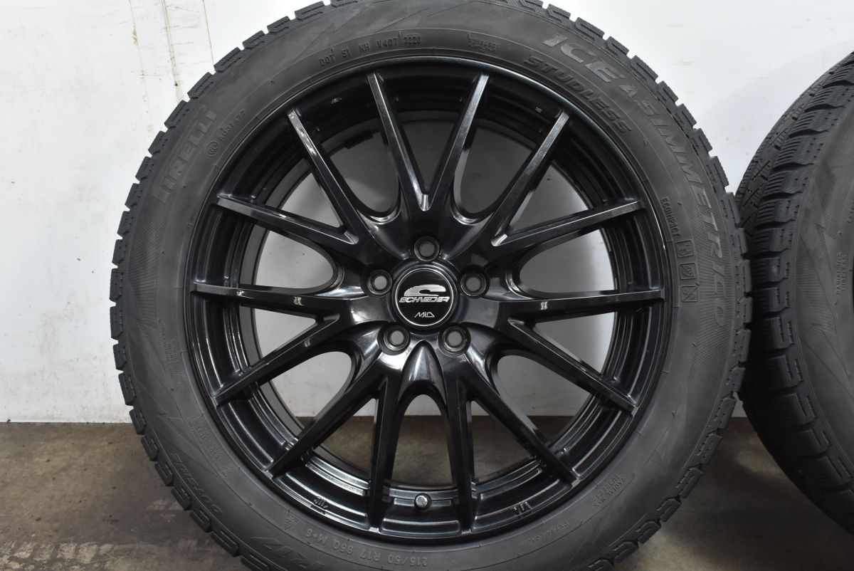 【バリ溝】17インチ　PCD100 5穴　215/50R17 ピレリ　レガシィ バリ溝】17インチ PCD100 5穴 215/50R17 ピレリ レガシィ タイヤ