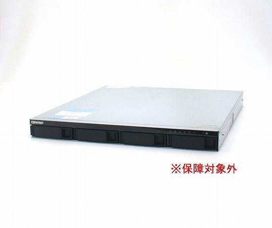 QNAP TS-453BU-RP Celeron J3455 2.3GHz 4GB 3TBx4台 SATA3.5インチ|RAID6構成 HDMI出力 AC*2 OSなし ジャンク品