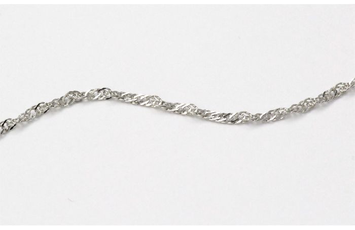 ネックレス 50cm チェーン プラチナ Pt850 スクリュー レディース 金属 