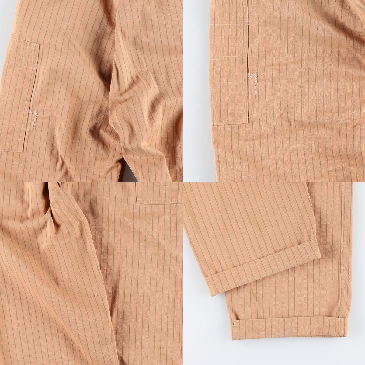 【雰囲気抜群】〜60s ヴィンテージ コカコーラ ワークパンツ ヘリンボーン 50s Lee リー 赤タグ コカコーラ コットンヘリンボーン ワーク
