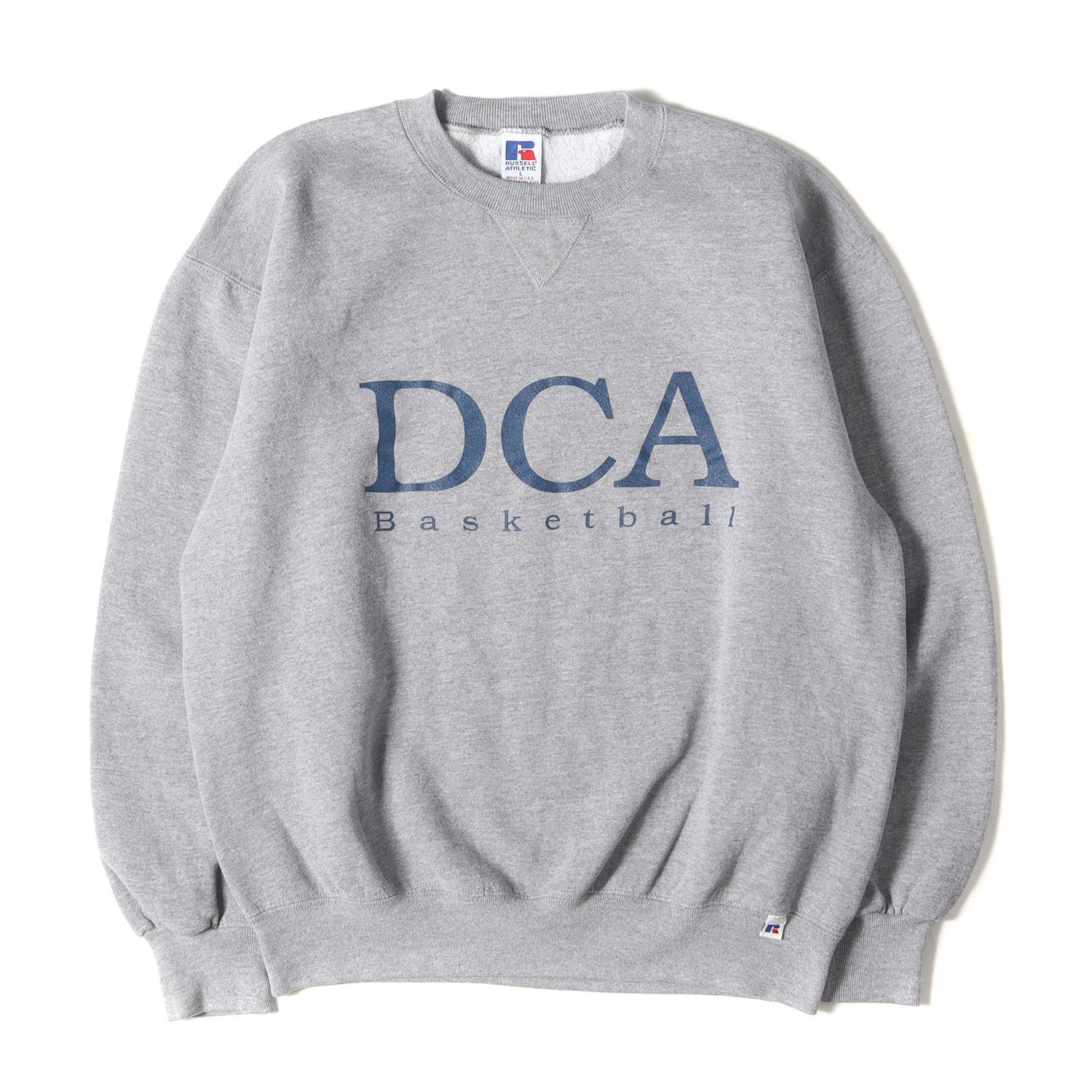 Russell ラッセル スウェット サイズ:L 90s DCA ロゴプリント 前V 