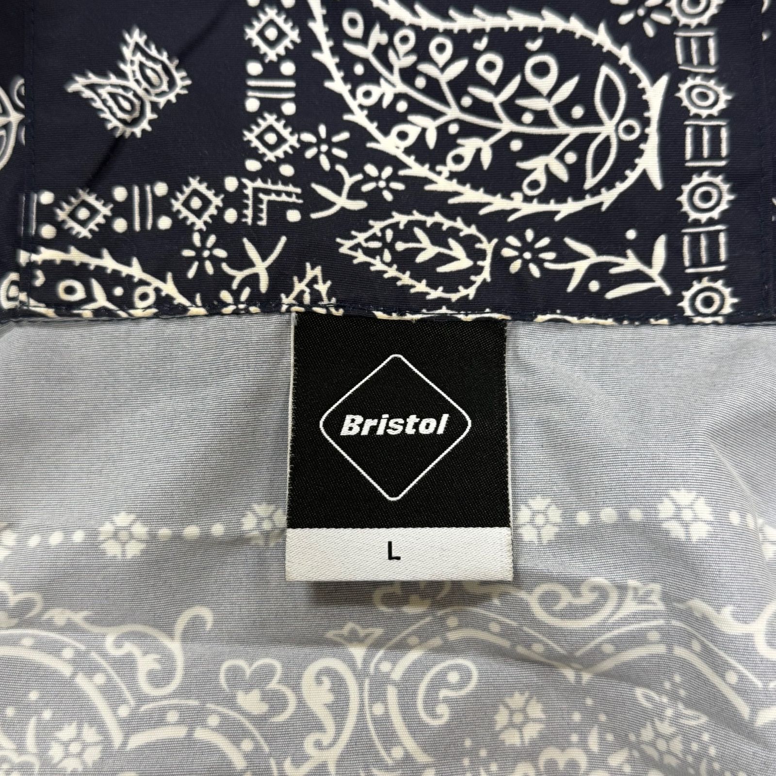 F.C.Real Bristol ナイロンジャケット ペイズリー