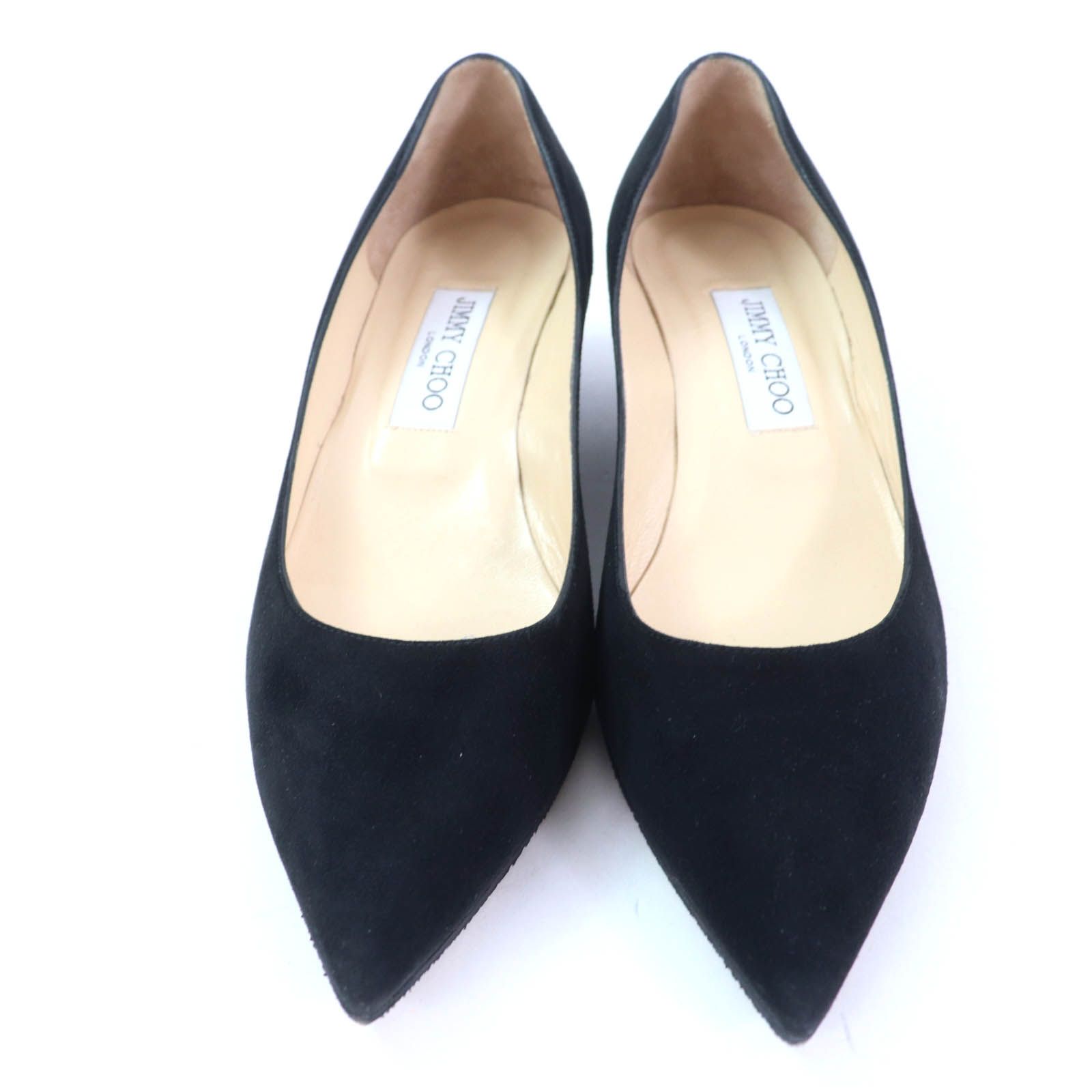 美品☆JIMMY CHOO ジミーチュウ スウェードレザー ポインテッド