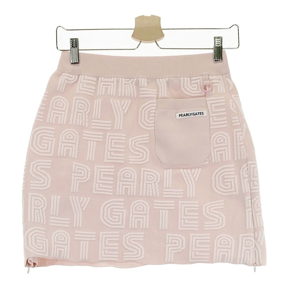 PEARLY GATES GOLF ミニスカート ロゴプリントスカート サイズS