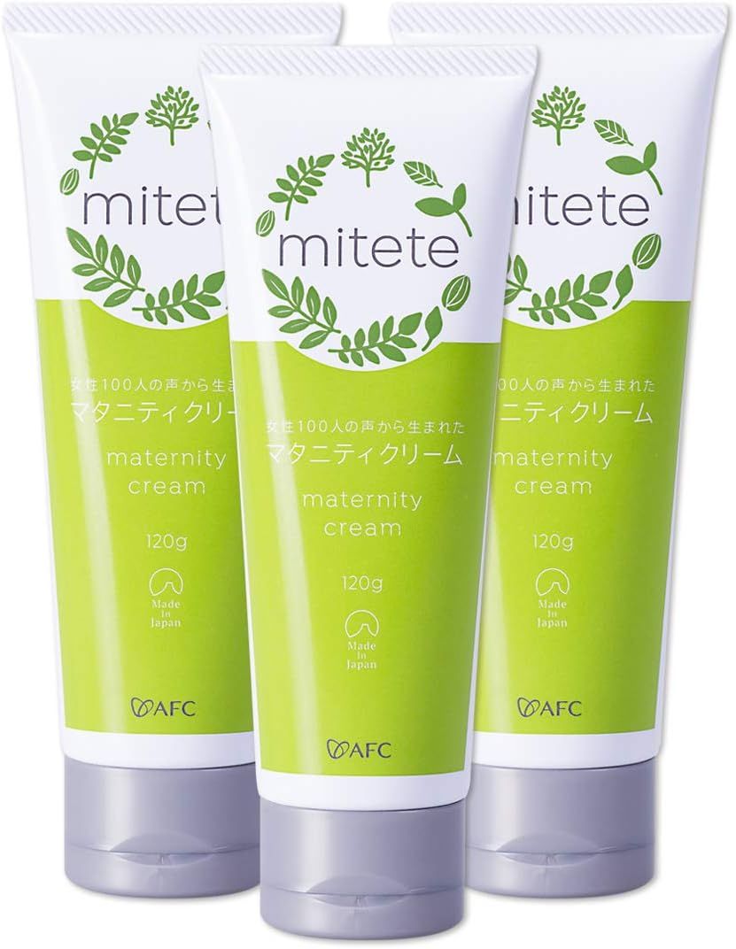 (AFC) マタニティクリーム mitete 120g×3本 妊婦 クリーム 保湿 妊娠 産後