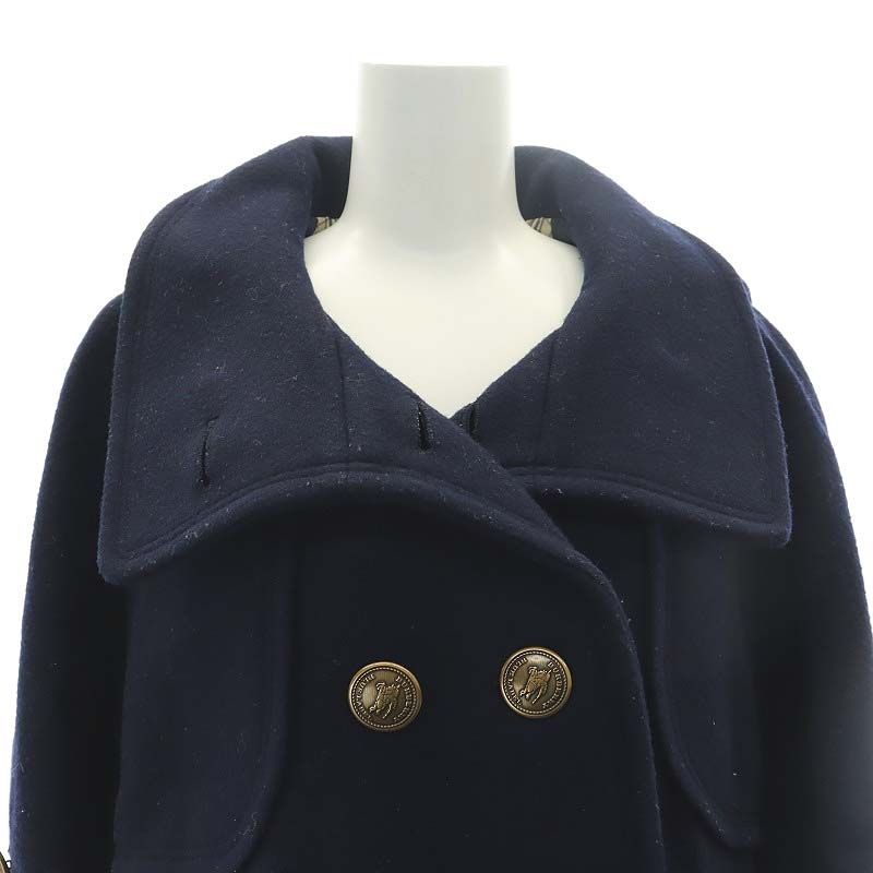 美品】バーバリーブルーレーベルラムレザーダブルジャケット38