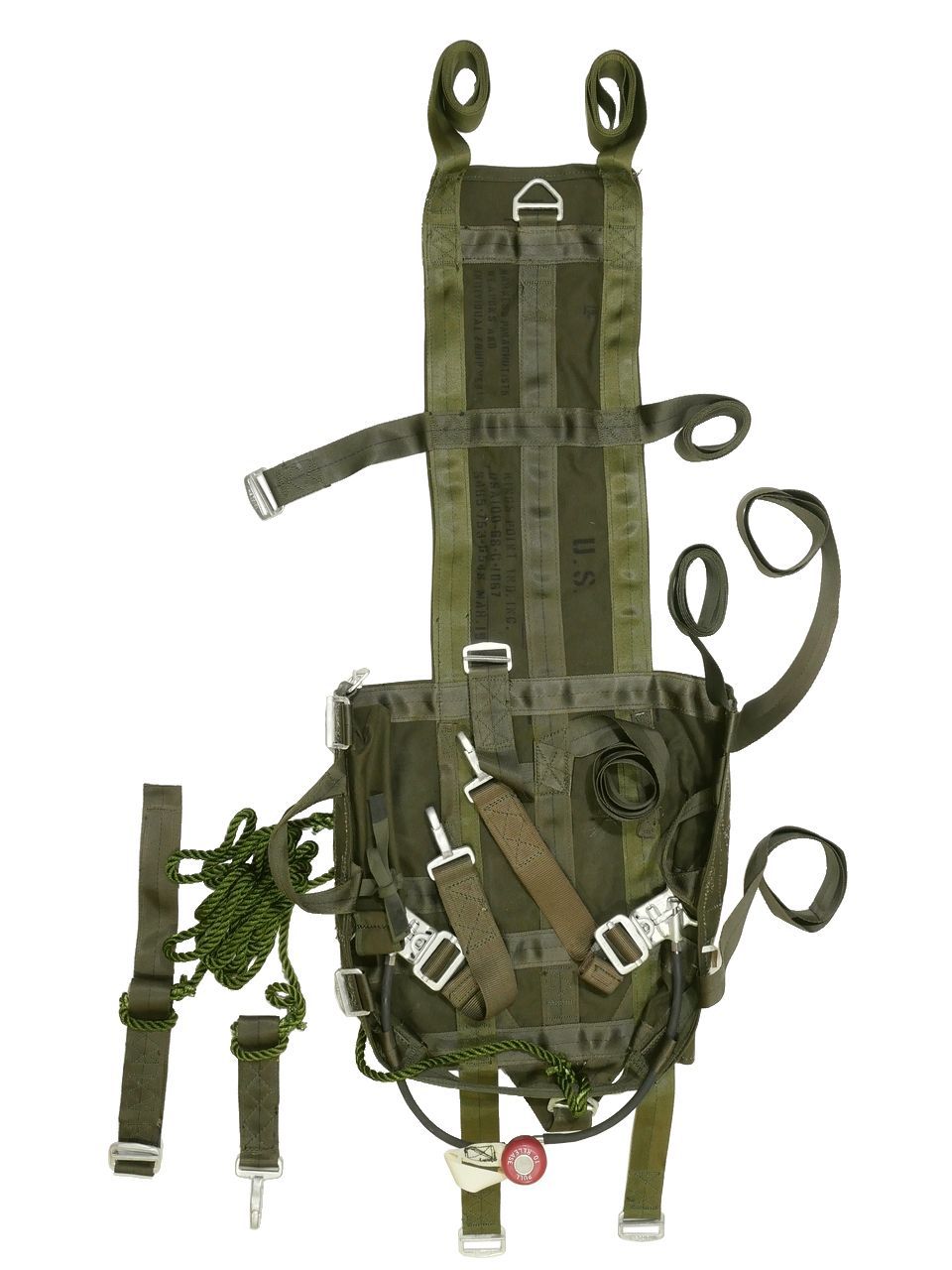 アメリカ軍 米軍実物 フライト装備 落下傘トルソーハーネス USAF空軍