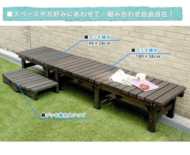 デッキ縁台58×90