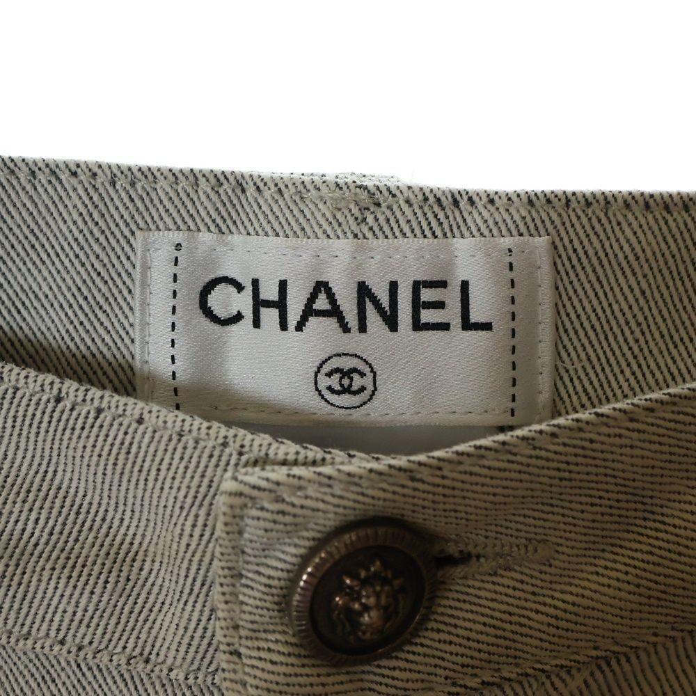 CHANEL (シャネル) デニムパンツ ボトムス コットン レディース