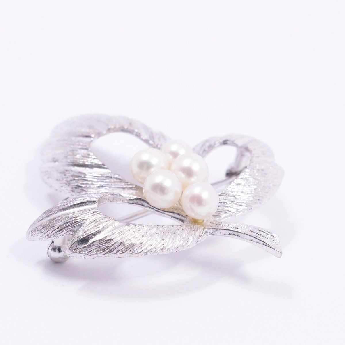 MIKIMOTO ミキモト リーフモチーフ ブローチ ペンダントトップ