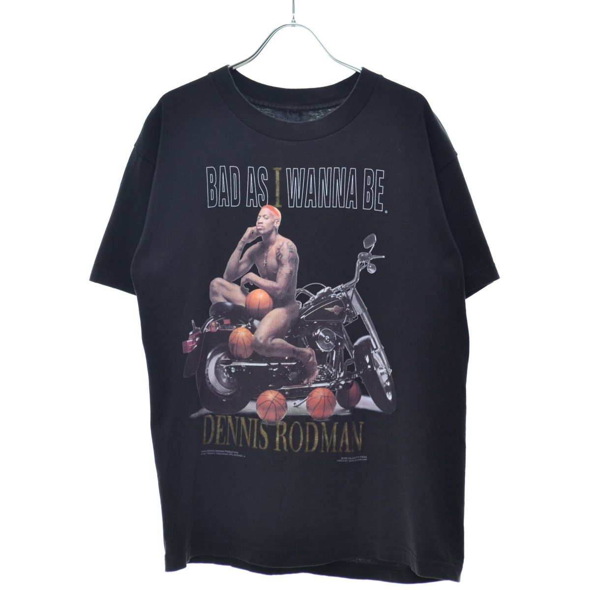 VINTAGE】90s BAD AS I WANNA BE デニスロッドマン半袖Tシャツ - メルカリ