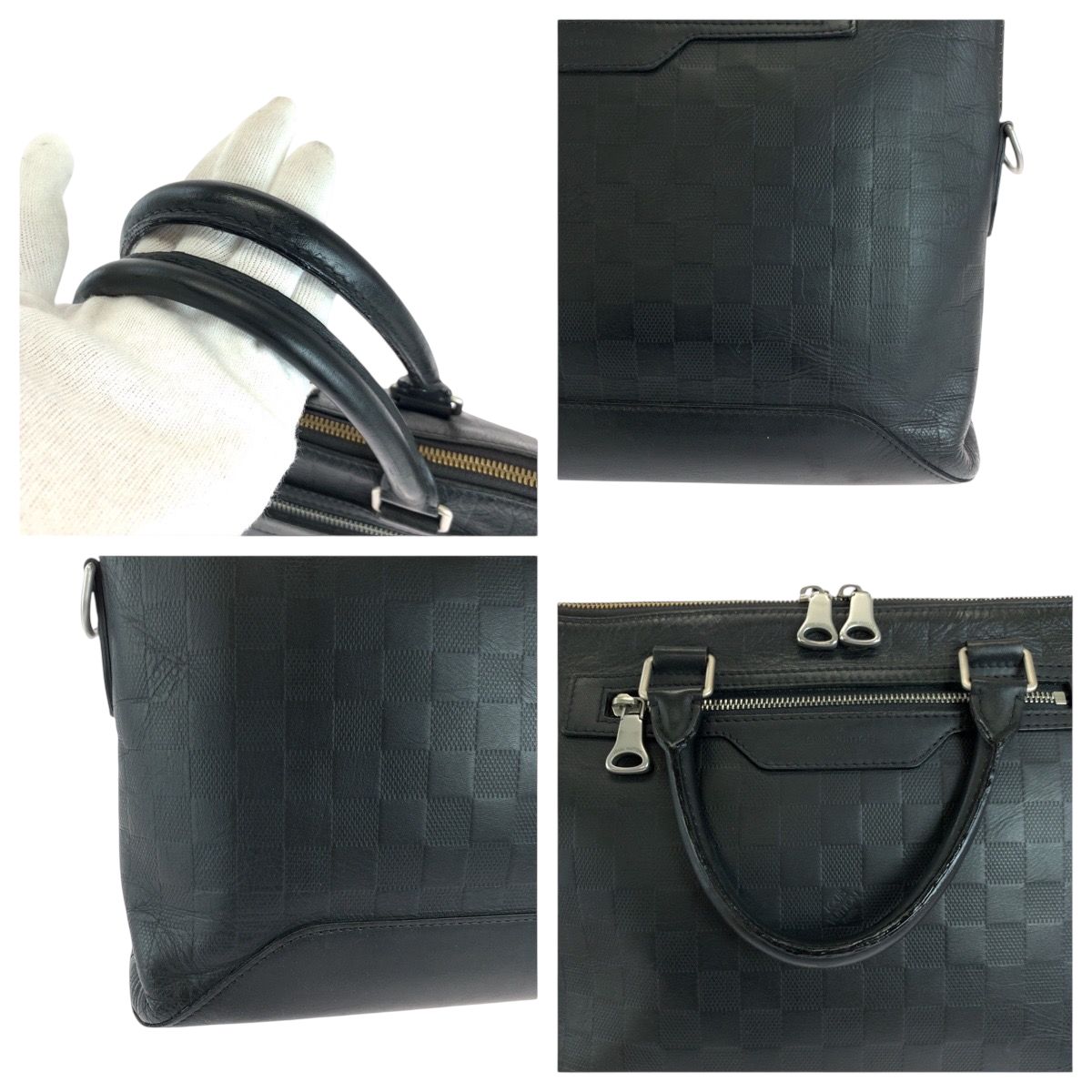 LOUIS VUITTON ルイヴィトン ダミエ アンフィニ アヴェニュー ブラック