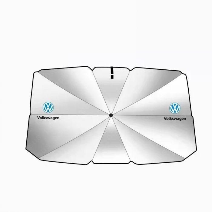 フォルクスワーゲン サンシェード 純正 折りたたみ式 新品！79CM*145CM フォルクスワーゲン VW ロゴ 車用