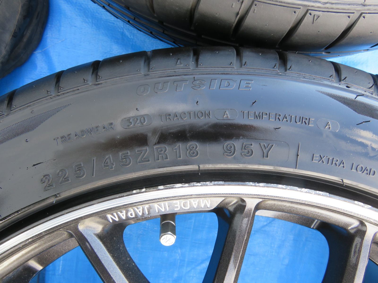 SFC2810 RAYS HOMURA 18インチ 18×8J 43 5穴 PCD114.3 ホイールタイヤ 225 45ZR18 製 ４本セット クラウン マークX レヴォーグ エスティマ FFCRYSTALESIA_COM