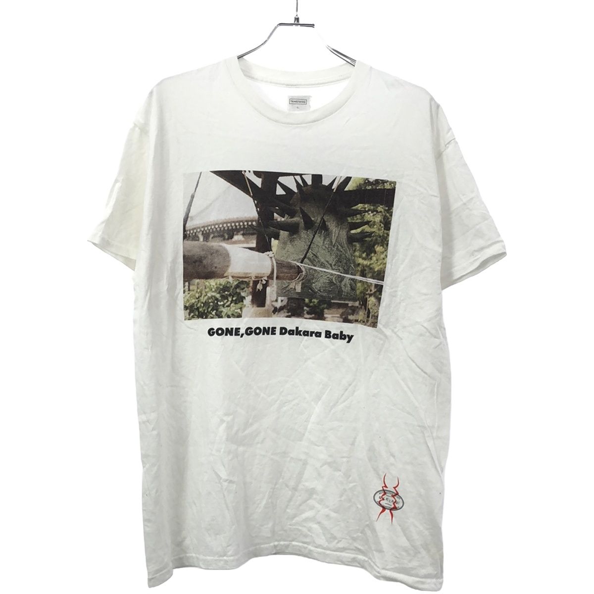 TANGTANG タンタン GASATARO コラボ フォトプリントTシャツ ホワイト L 