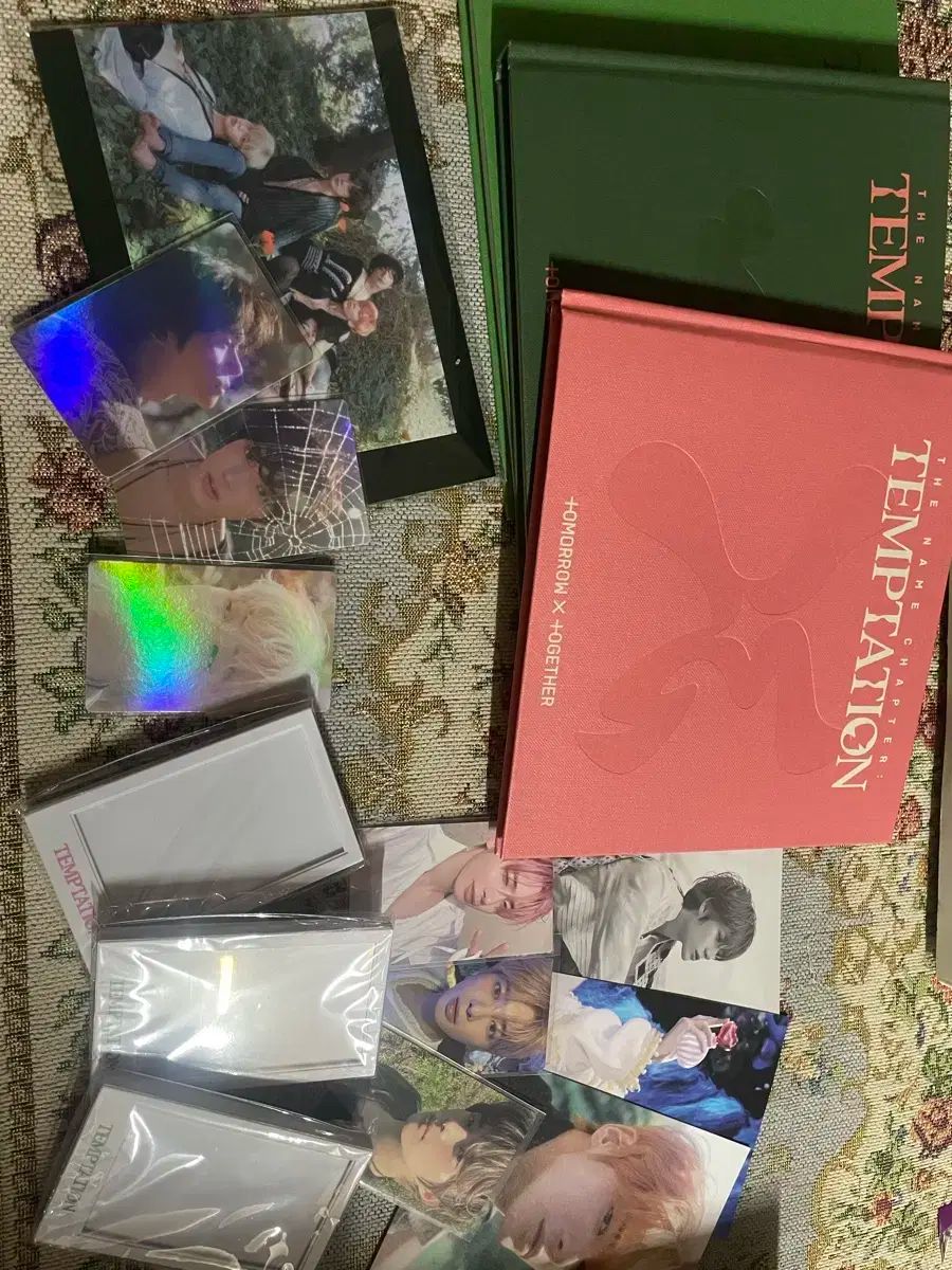 TOMORROW X TOGETHER(TXT) TEMPTATION セット構成 ウィーバー特典 ( 1 2 ） M2U 特権 ( 3