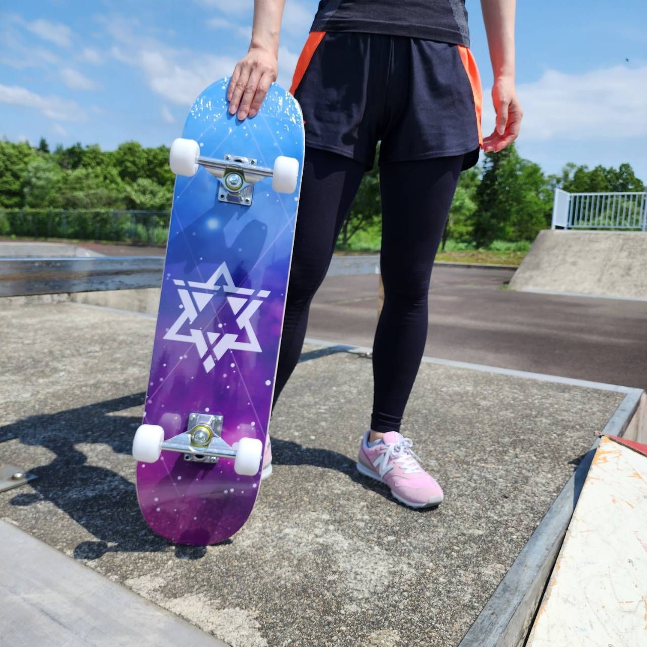 スケートボード スケボー ABEC9ベアリング採用 星 - メルカリ