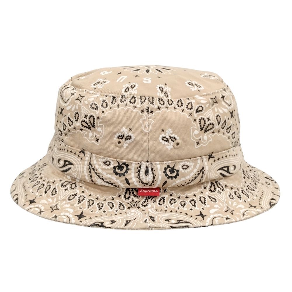 SUPREME シュプリーム Bandana Crusher バンダナ バケットハット タン(ベージュ) サイズM/L 正規品 / 35686 -  メルカリ