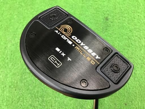 オデッセイ Ai-ONE MILLED SIX T 34インチ パター PT STROKE LAB 90 スチール フレックスその他 メンズ 男性用 右利き 右用 Bランク ゴルフクラブ