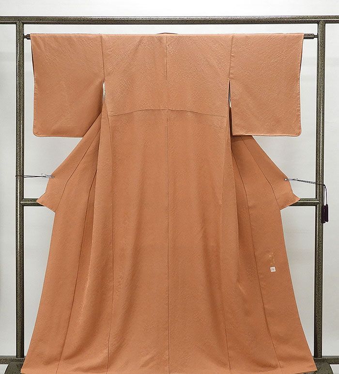 色無地 未着用 正絹 加賀友禅 梶山伸作 身丈161cm 裄丈62.5cm 色無地 菊水 リサイクル 着物 結婚式 入学式 卒業式 a0026