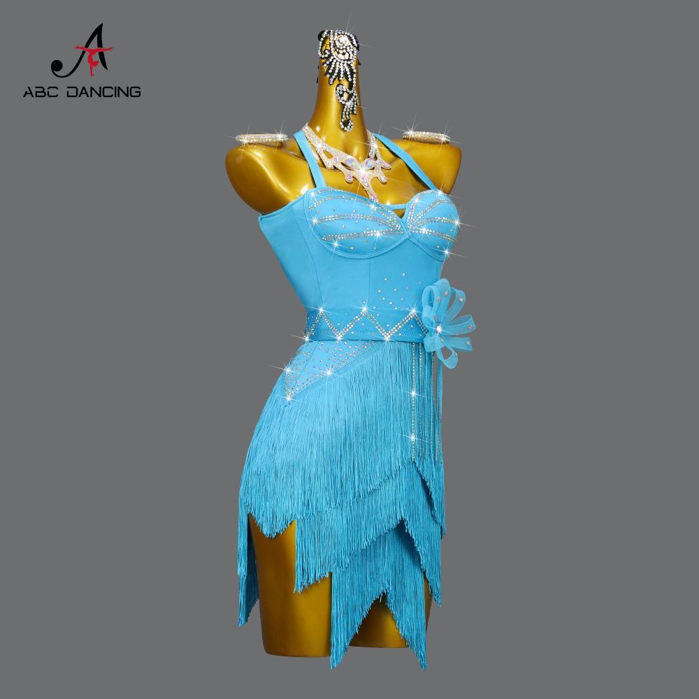 ♥ 感 社交ダンス ドレス レディース 競技用 ステージ 舞台衣装 発表会 ダンスウェア ラテン サンバ ルンバ チャチャ ワルツ タンゴ モダンダンス スタンダード パーティー 演出服 フラメンコ ベリーダンス フォーマルドレス P-46