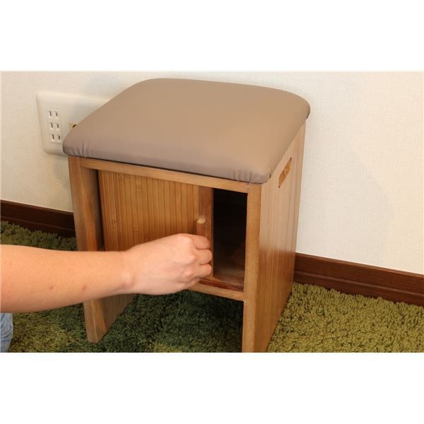 スツールボックス 約幅28×奥行28×高さ37cm