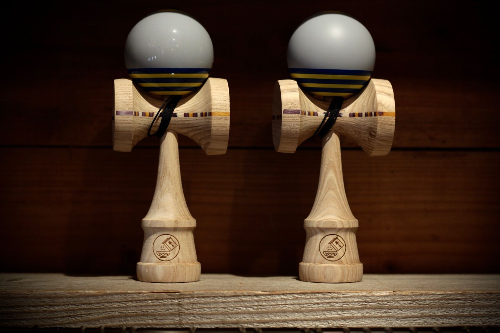 けん玉　シリアルけん玉　cerealkendama ascentshape Cereal Kendama - STEEL ROSE Ascent Shape