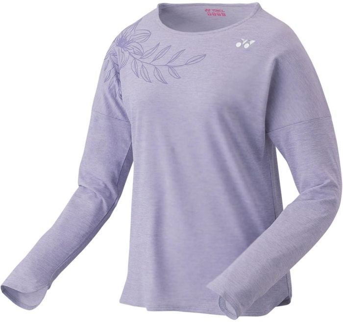 【新品・5営業日で発送】YONEX ヨネックス ウィメンズロングスリーブTシャツ (16713) 色 : ペールライラック サイズ : XO 