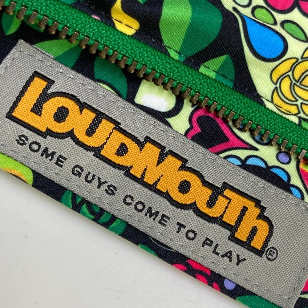 サイズ：40 LOUD MOUTH ラウドマウス  ハーフパンツ スカル グリーン系 [240101439255] ゴルフウェア メンズ ストスト サイズ：40 LOUD MOUTH ラウドマウス ハーフパンツ スカル