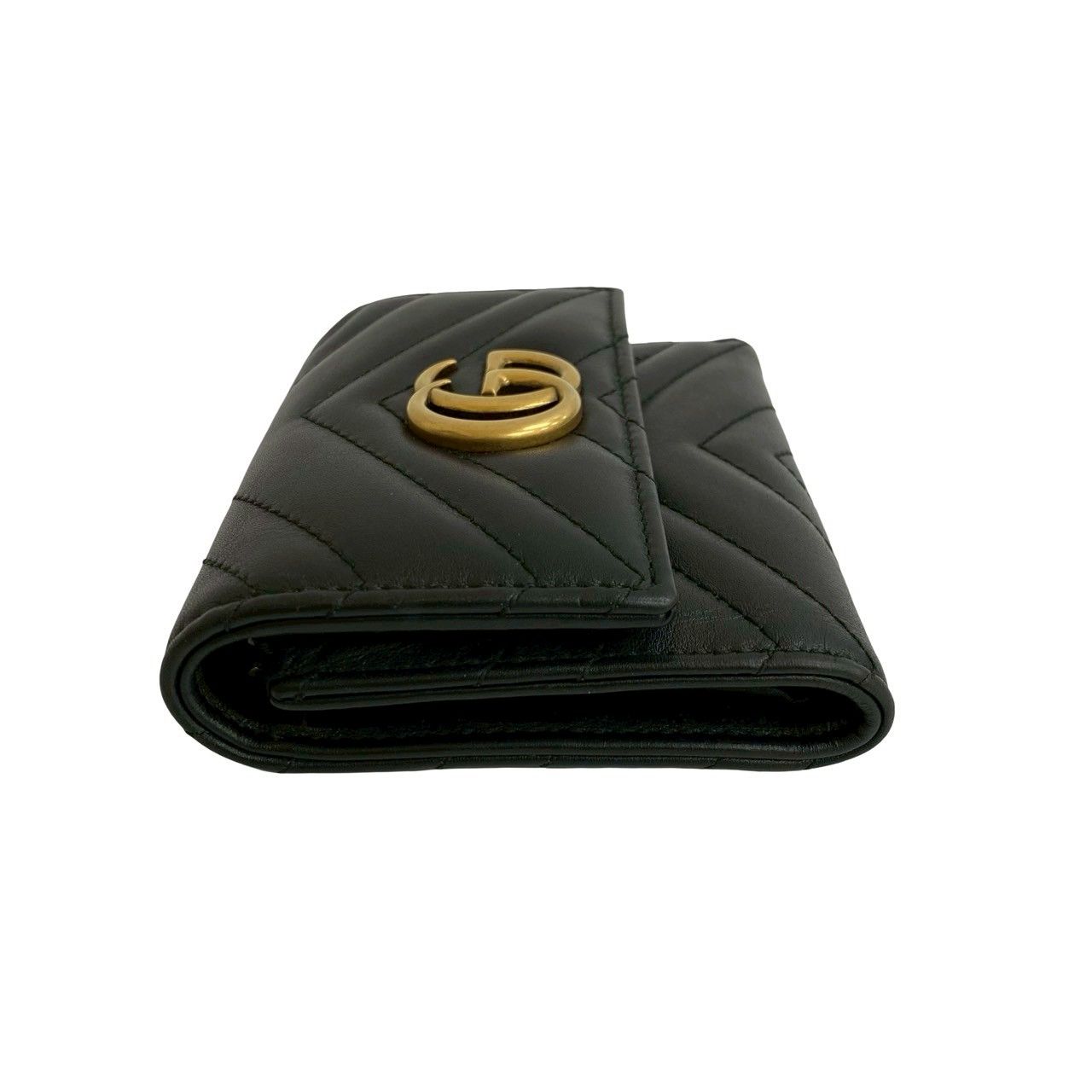 ほぼ未使用 希少品 GUCCI グッチ GG マーモント ロゴ 金具