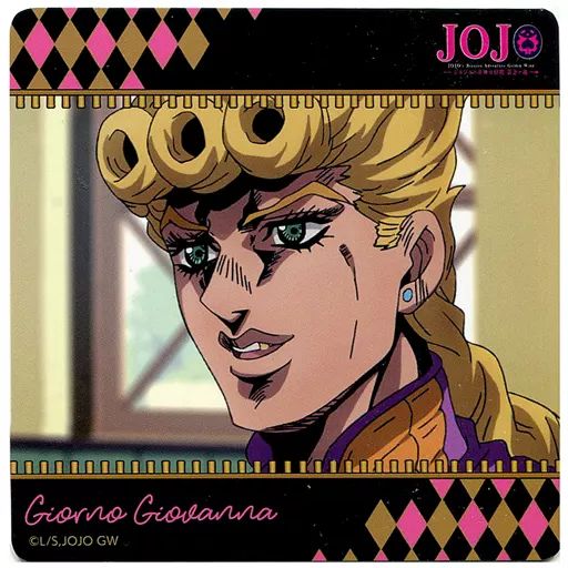 ジョジョの奇妙な冒険 第5部 ラバーコースター ジョルノ AUGER 中古】コースター(キャラクター) ジョルノ・ジョバァーナ