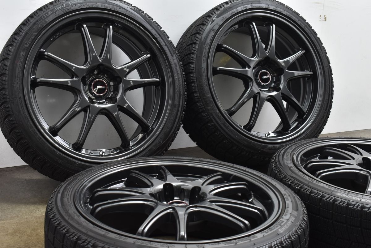 バリ溝】5ZIGEN PRO RACER ZR5-F 18in 8J +45 PCD114.3 ナンカン