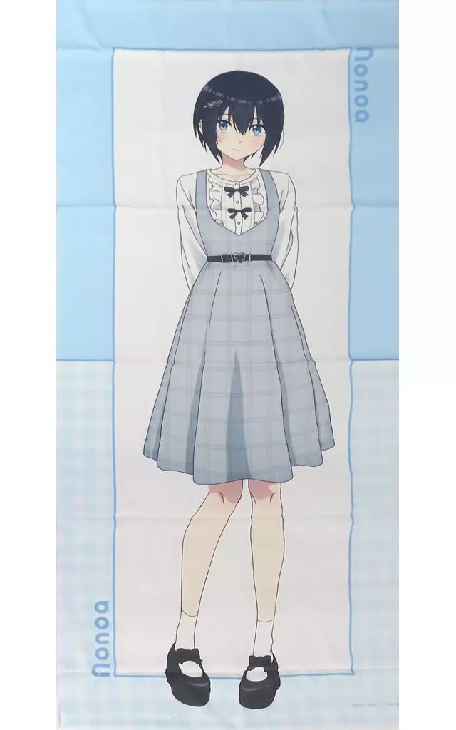 タペストリー ノノア 乃愛 描き下ろし チェック柄コーデver. 等身大タペストリー 2.5次元の誘惑 POP UP SHOP in AMNIBUS STORE