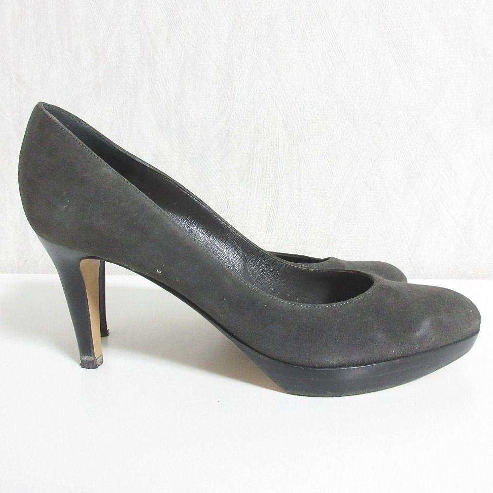 良品 Gianvito Rossi ジャンヴィトロッシ スエード プレーントゥ 良品 Gianvito Rossi ジャンヴィトロッシ スエード プレーントゥ