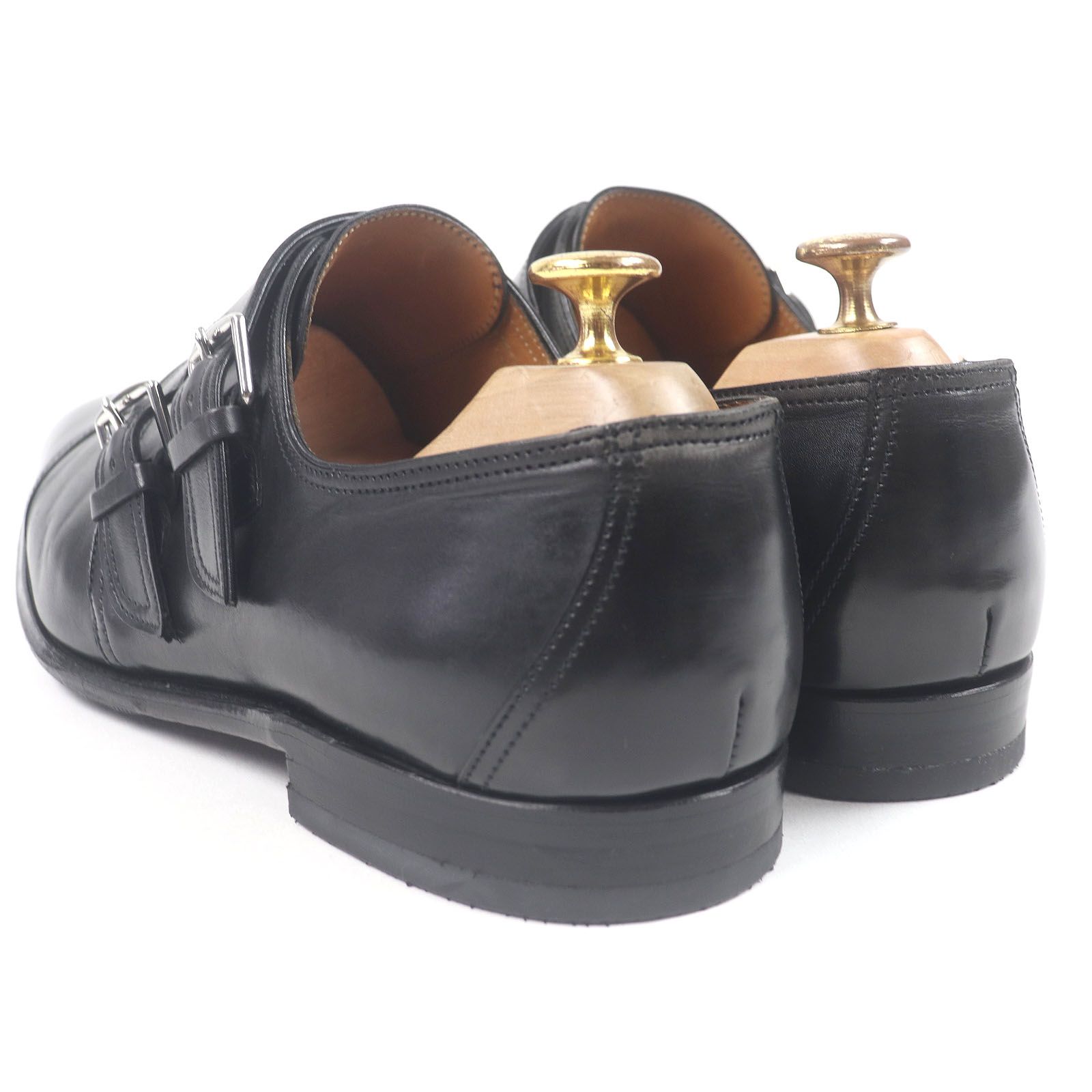 エルメス シューズ 41 1/2 メンズ ダークブラウン レザー HERMÈS 