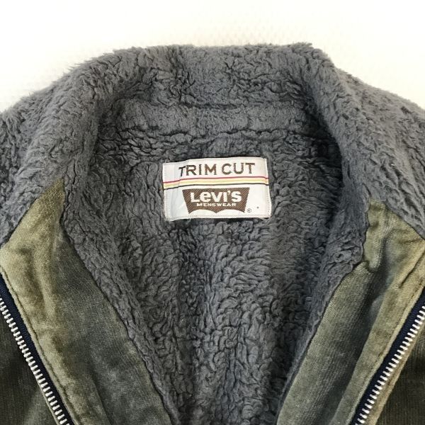RARE！☆Levi's TRIM CUT/リーバイス☆B-15型フライトジャケット/裏地