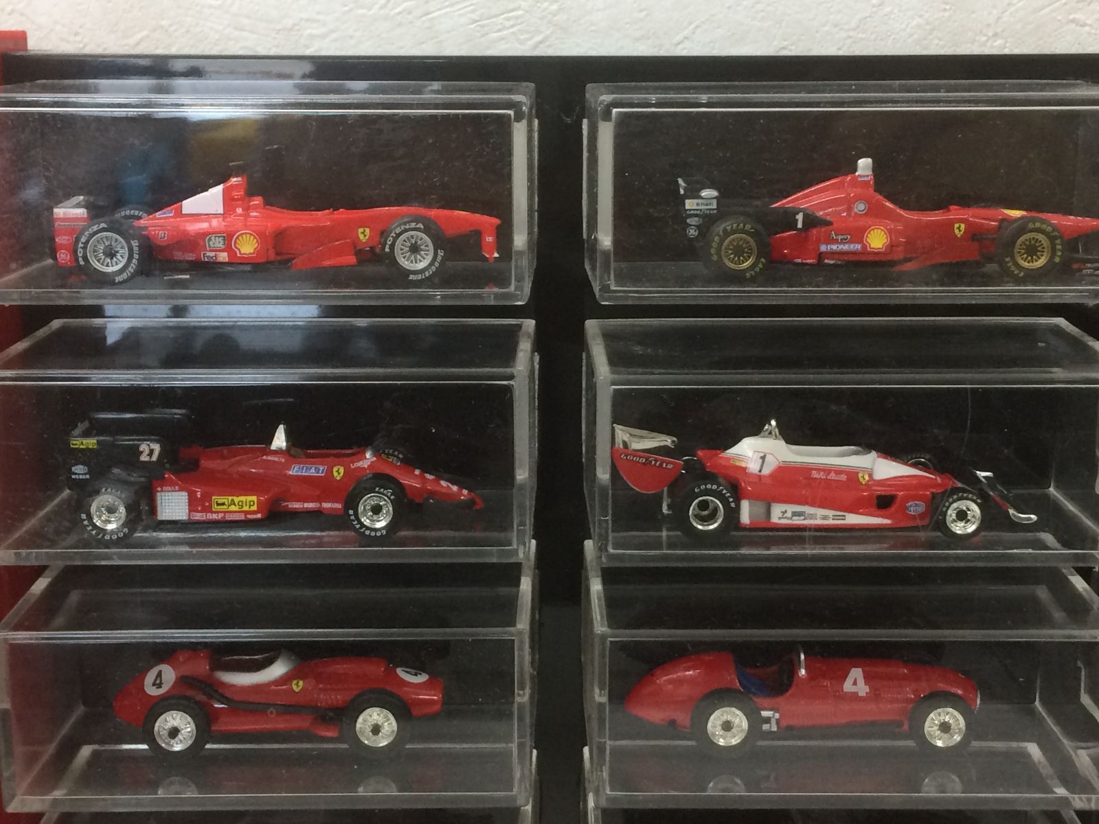 ダイドー DyDo フェラーリ F1 21台コンプ ディスプレイケース 非売品