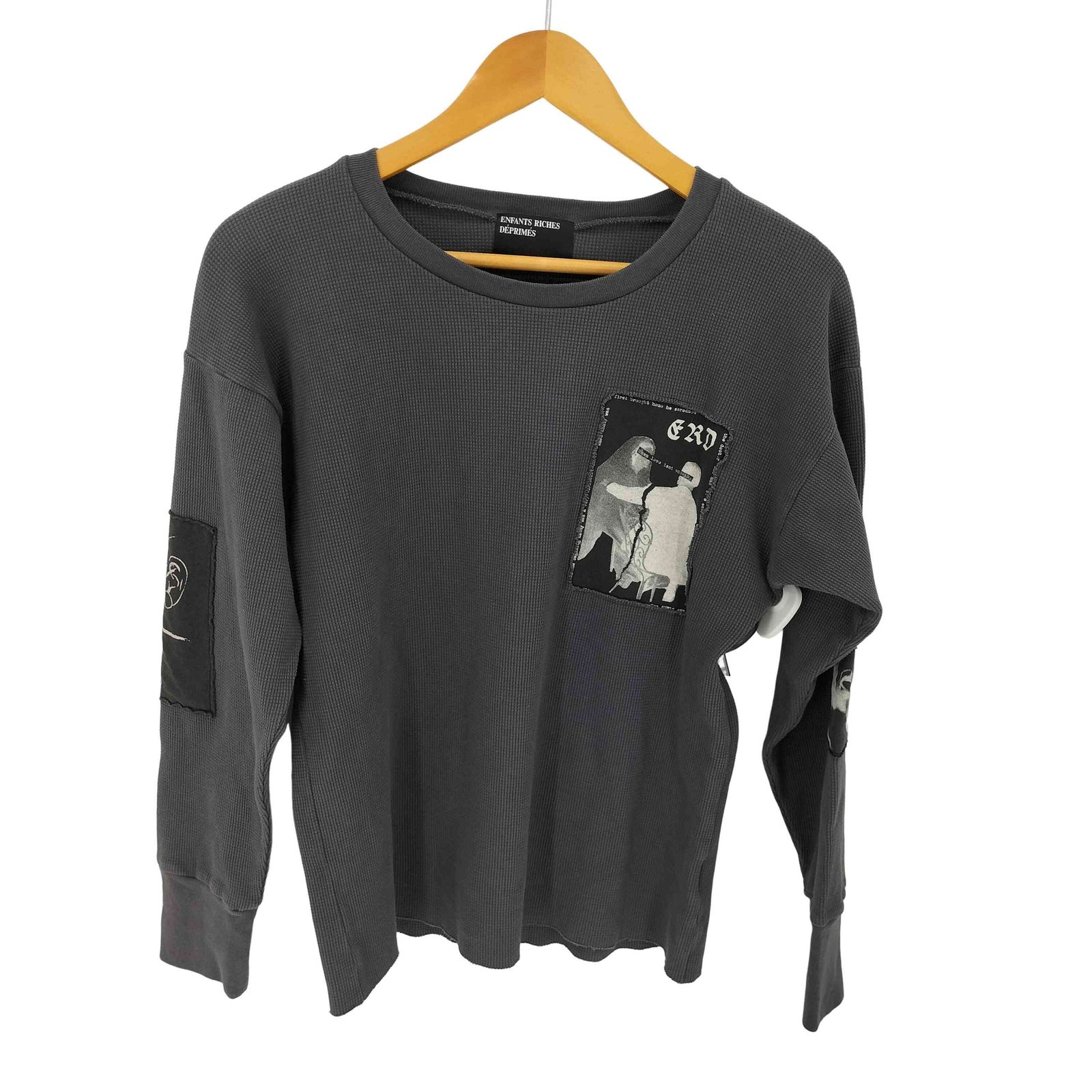 アンファン リッシュ デプリメ Mao Assemblage LS [XL] Enfant riches deprimes ウールシャツ m ENFANTS RICHES