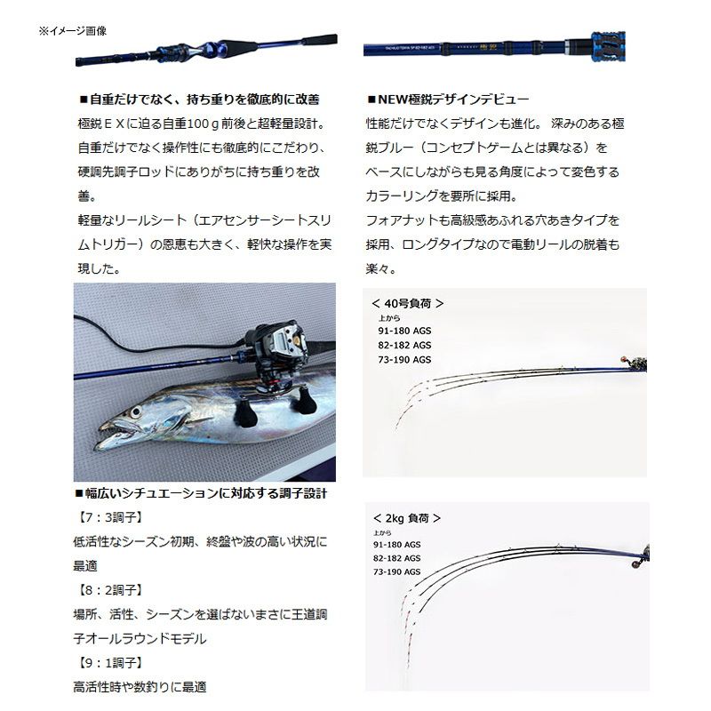 ダイワ(Daiwa)] 極鋭タチウオ テンヤSP 82-182AGS - メルカリ