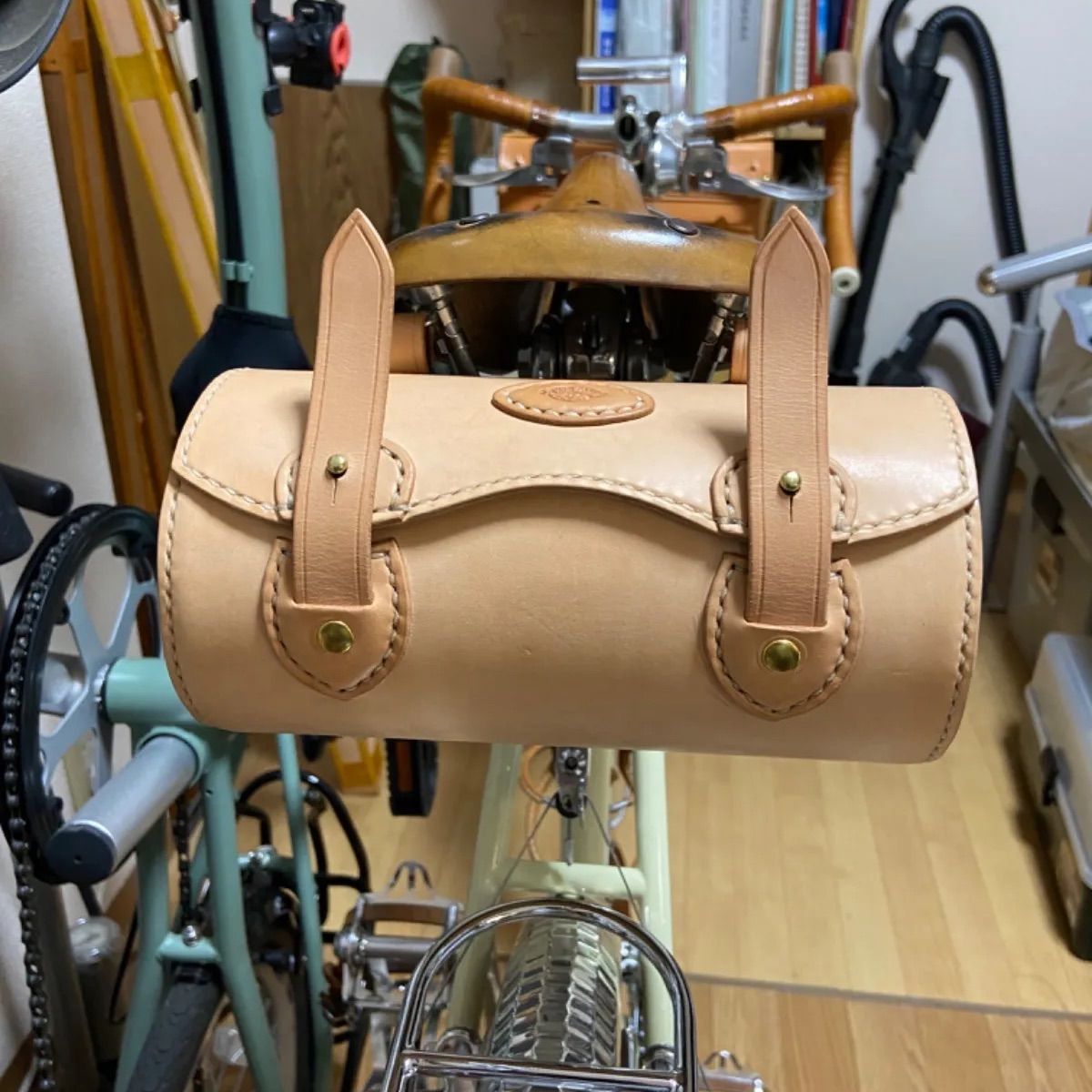 サドルバッグ兼ショルダーバッグ - 車体装着バッグ 