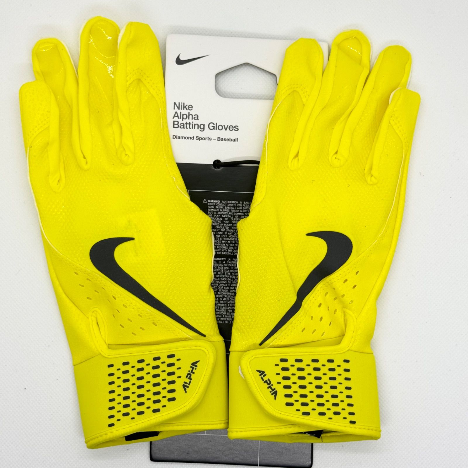 NIKE まめ ハラチエリート バッティンググローブ イエロー
